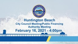 Navigate to 02/16/21 City Council Meeting - Study Session